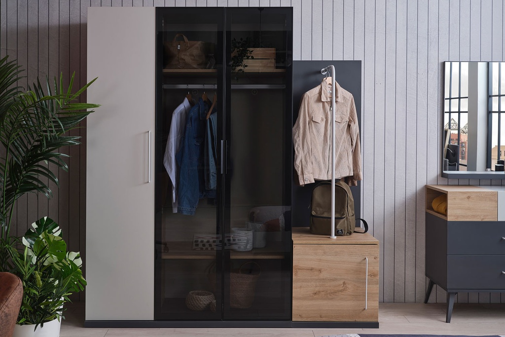 HARVEY WARDROBE 3 DOORS
