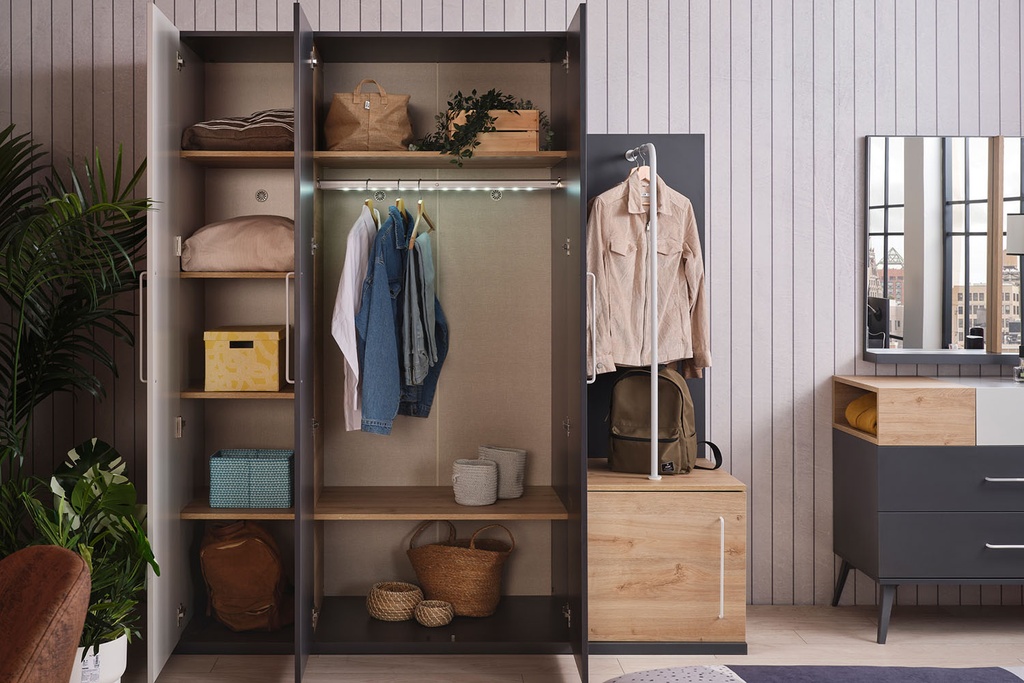 HARVEY WARDROBE 3 DOORS