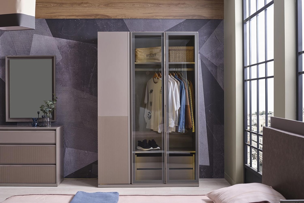 SHADOW DOOR WITH GLASS