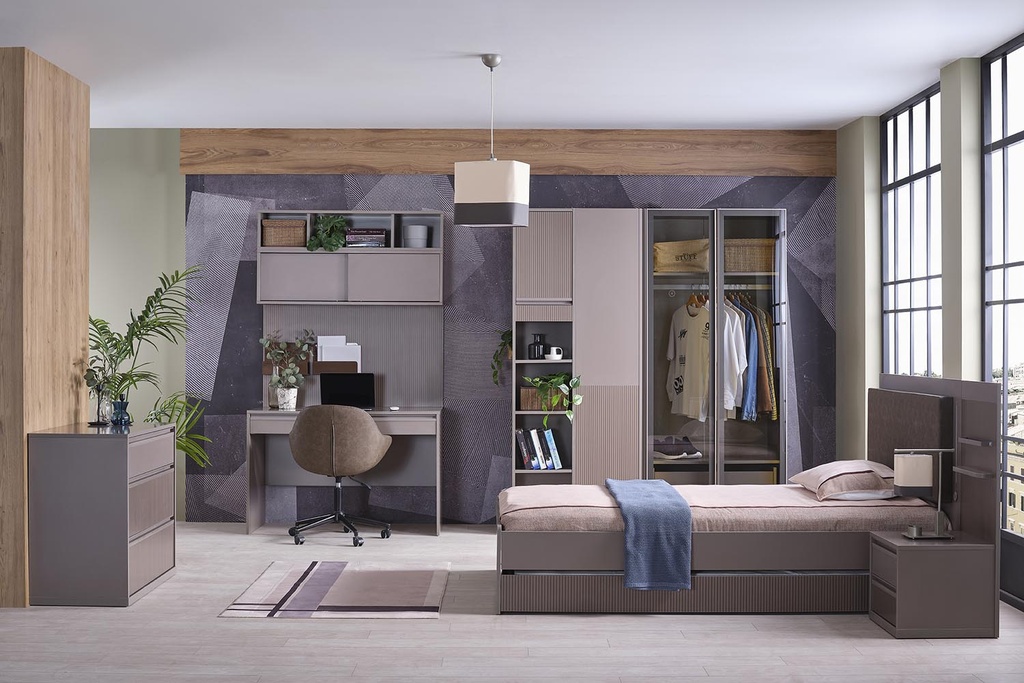 SHADOW SINGLE BED 100x200 CM