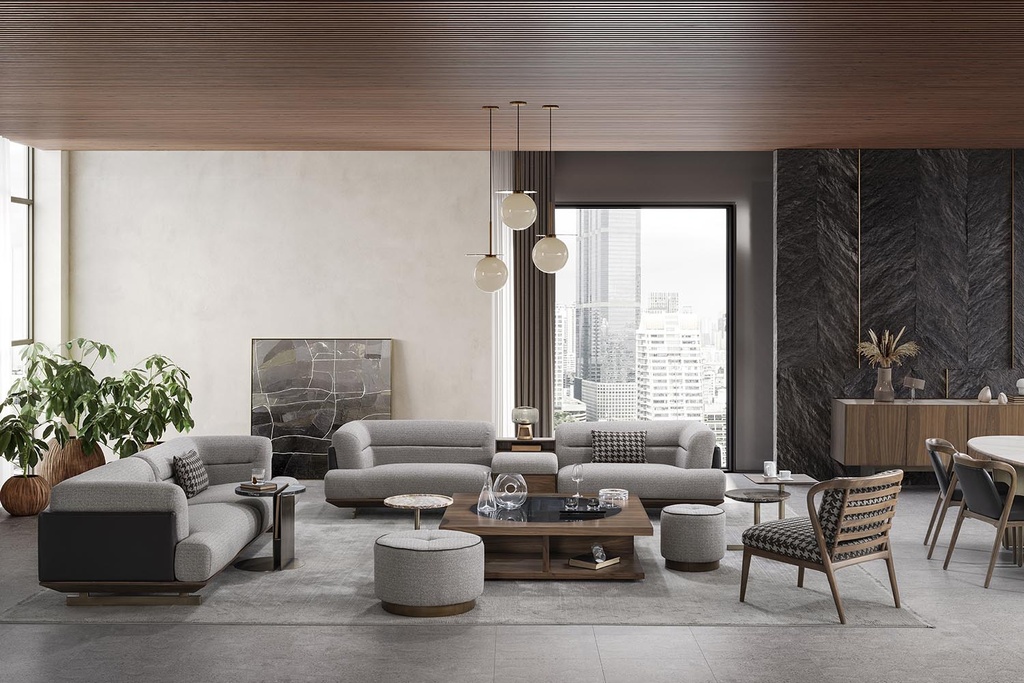 TREND ROUND BIG POUF