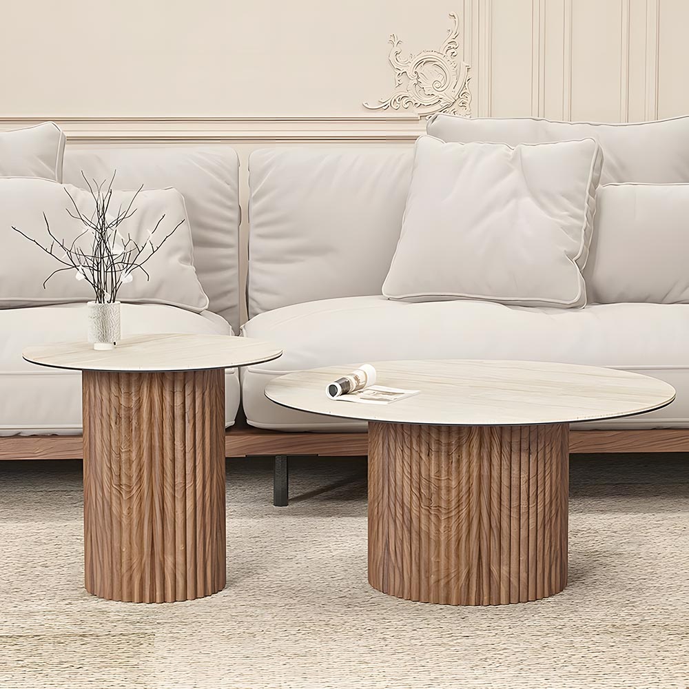 VERRA COFFEE TABLE ROUND 2PCS CT42