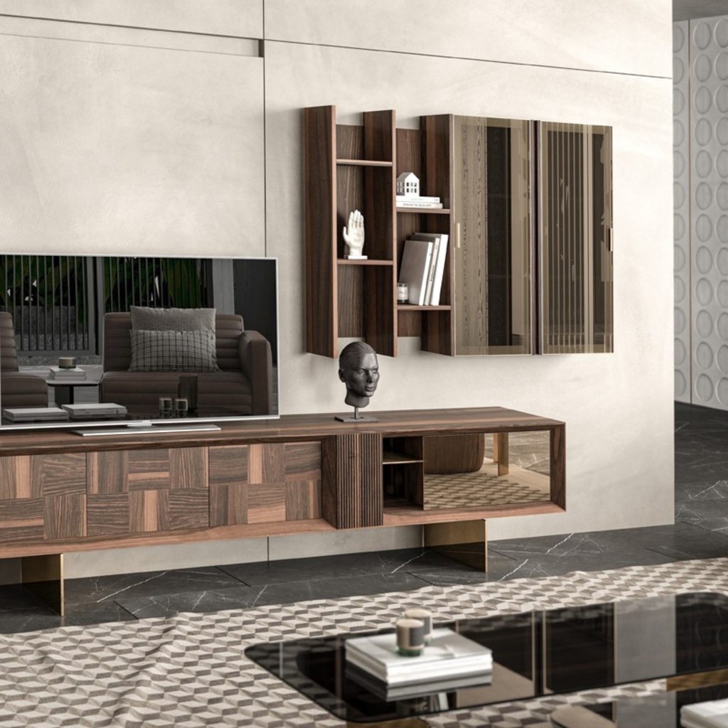 HERITAGE WALL UNIT TOP MODULE WITH SHELF