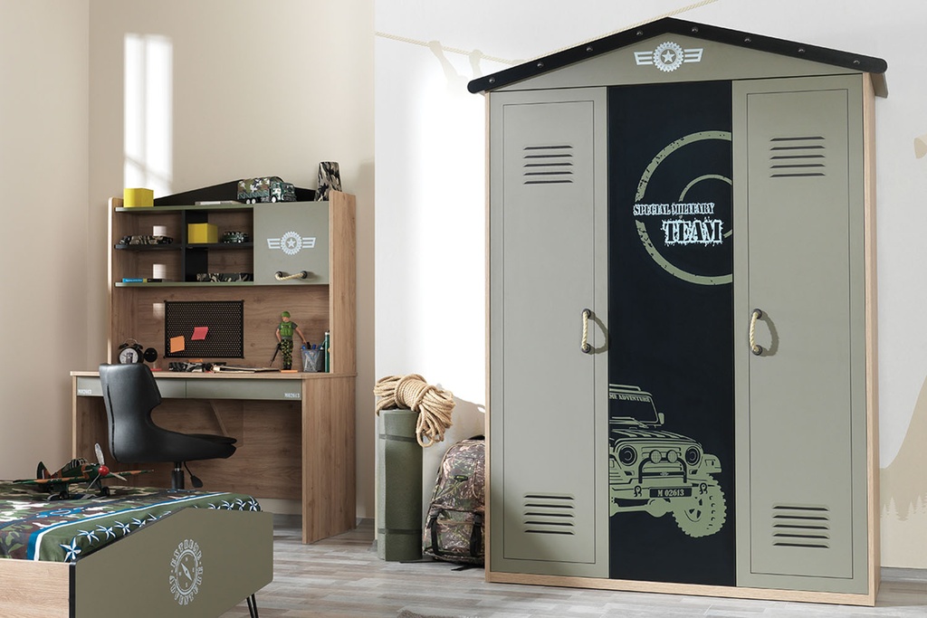 CAMP 3 DOOR WARDROBE
