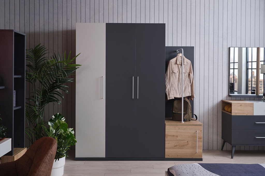 HARVEY COAT HANGER WITH STORAGE