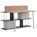 HARVEY STUDY DESK WITH SHELVES