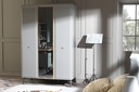 LUNA 3 DOOR WARDROBE WITH MIRROR