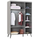 LUNA 3 DOOR WARDROBE WITH MIRROR
