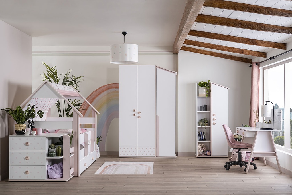 MONTESSORI PINK S BOOKCASE