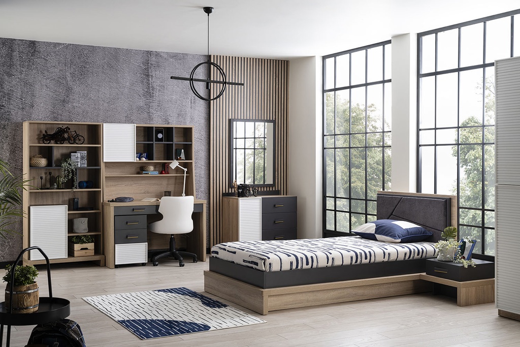 NEW CITY SINGLE BED 100x200 CM