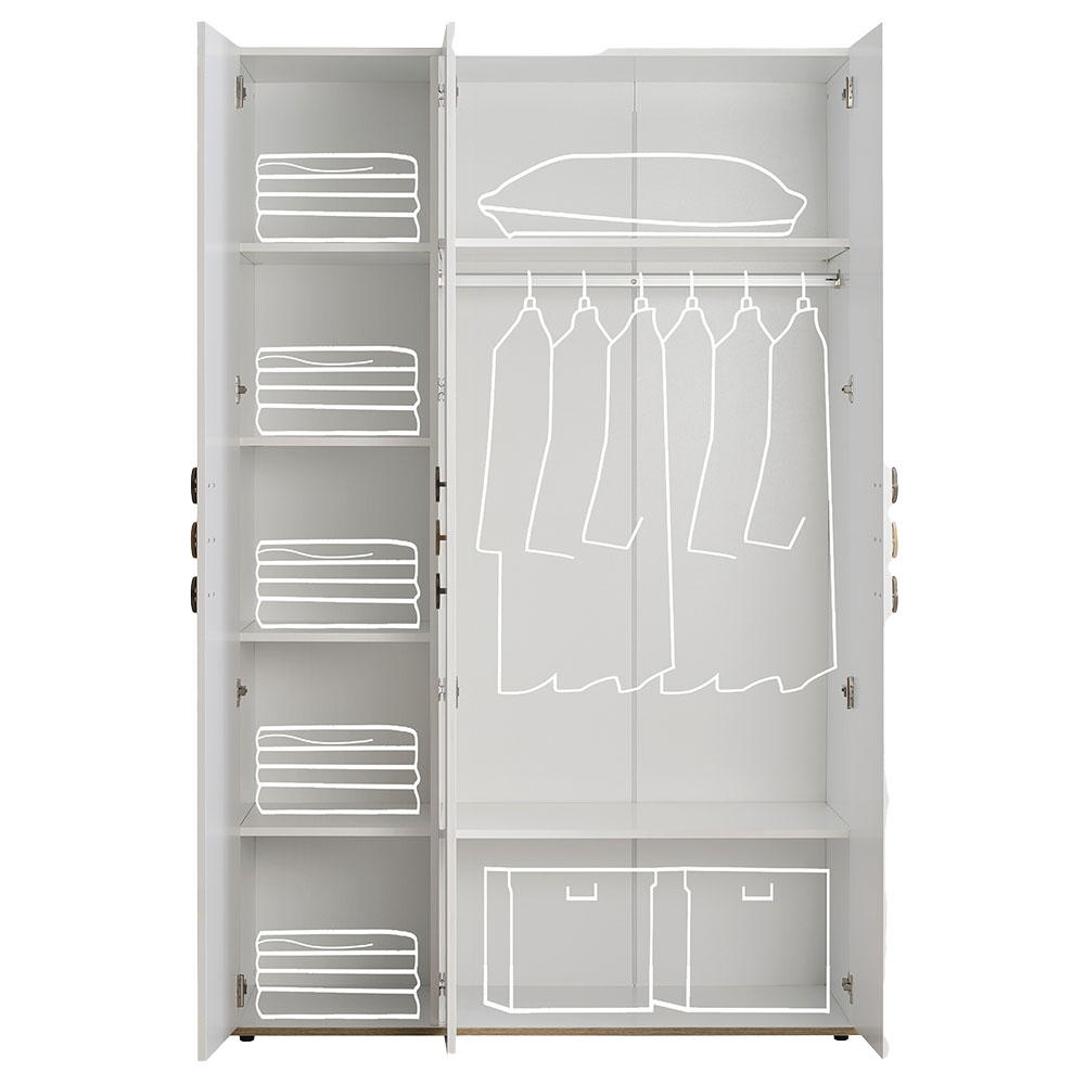 SPACE 3 DOOR WARDROBE