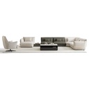 LORETTA CORNER SOFA MODULE WITH EXTENDED FRAME LEFT
