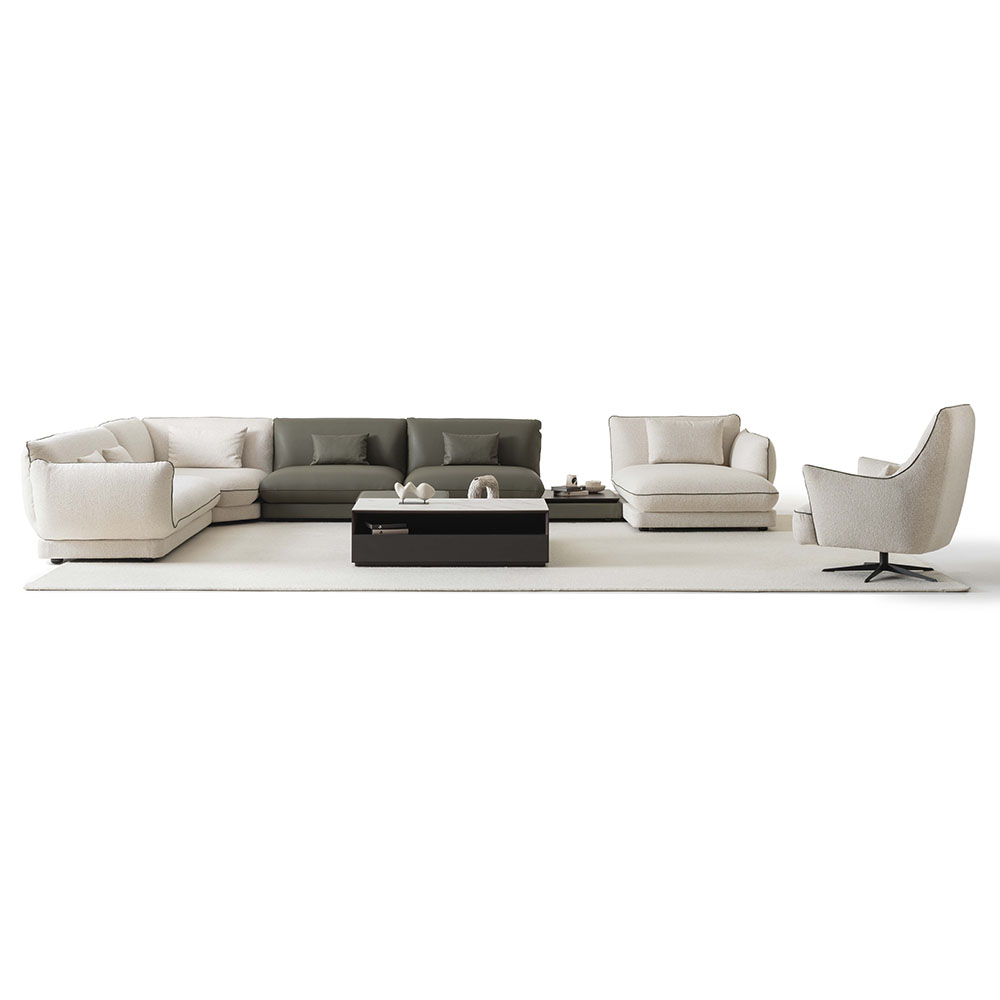 LORETTA CORNER SOFA MODULE WITH EXTENDED FRAME RIGHT