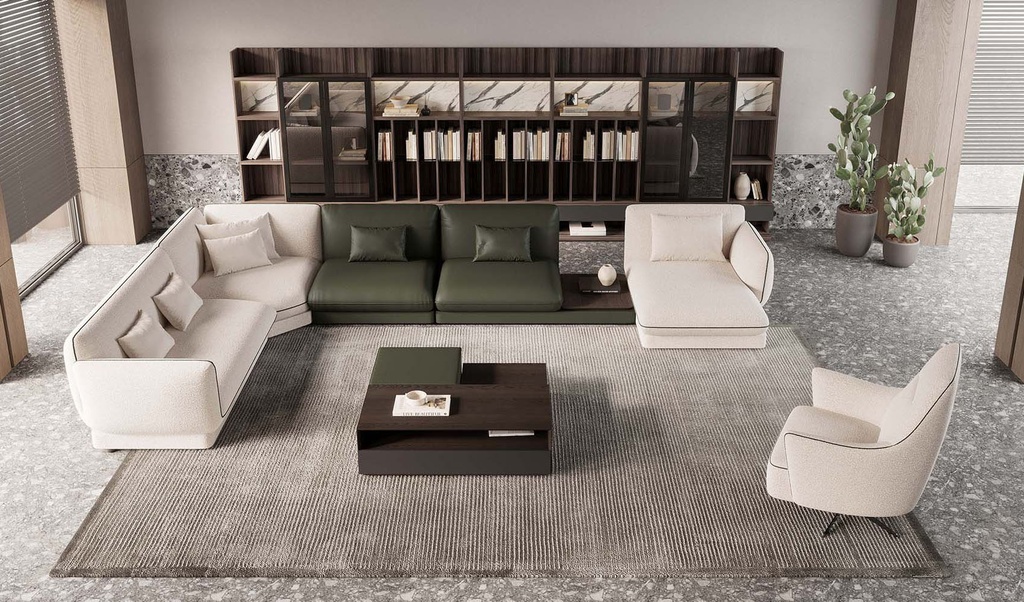 LORETTA CORNER SOFA RELAX MODULE WITH RIGHT ARM