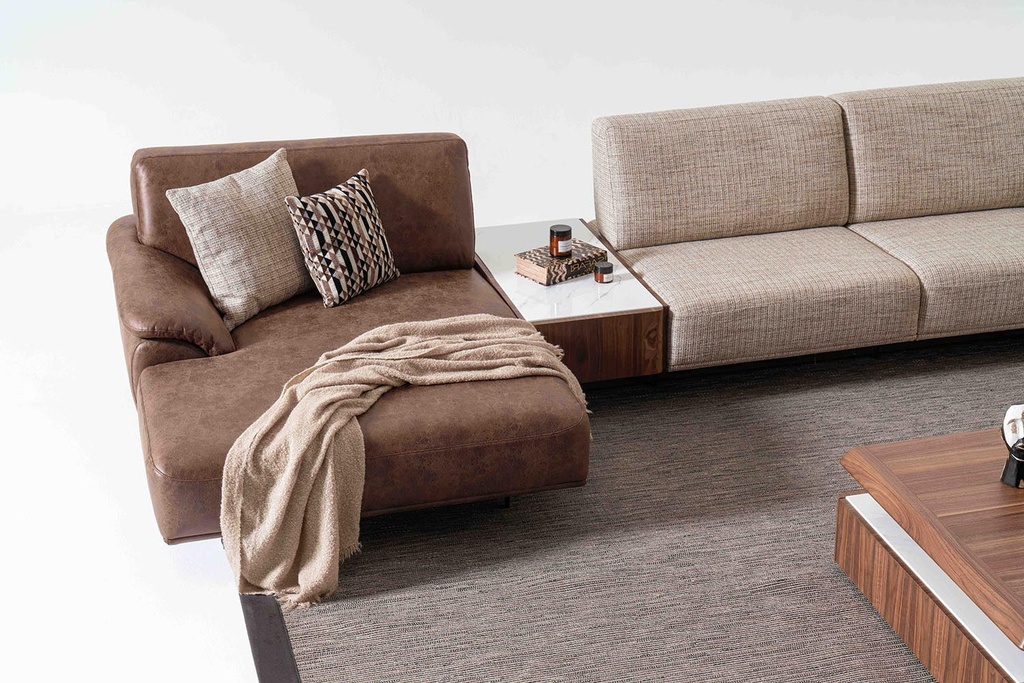 SIENA CORNER RELAX MODULE WITH LEFT ARM