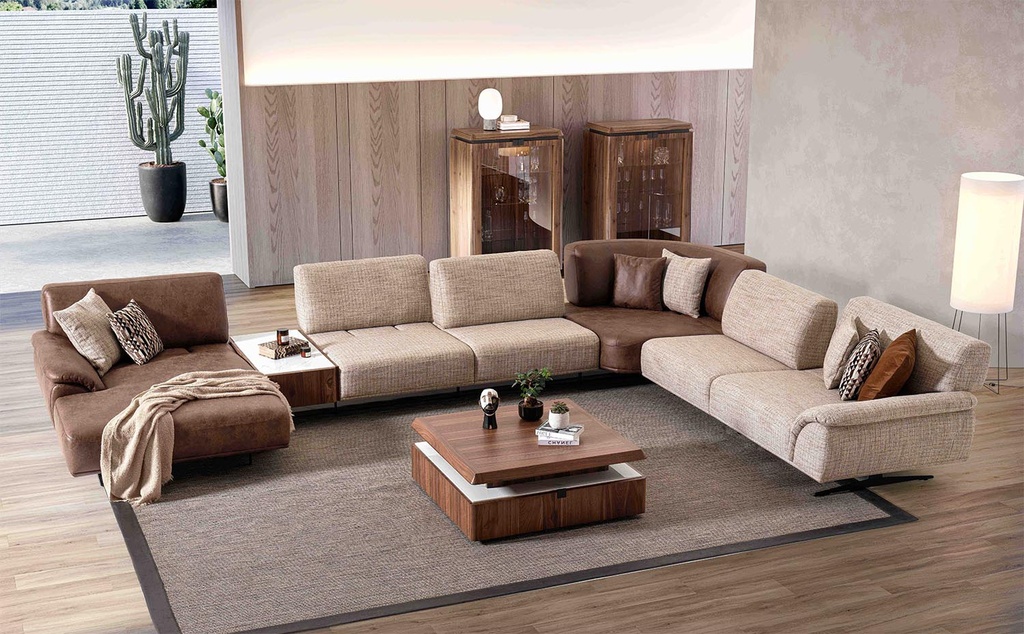 SIENA CORNER RELAX MODULE WITH LEFT ARM