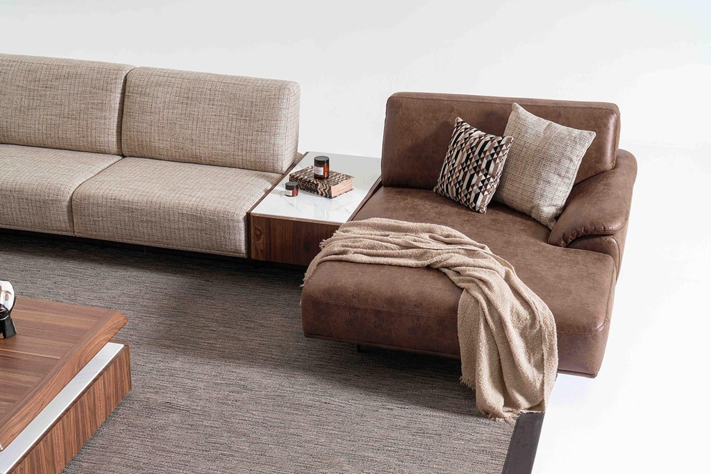 SIENA CORNER RELAX MODULE WITH RIGHT ARM