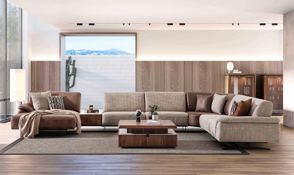 SIENA CORNER SINGLE MODULE WITH RIGHT ARM (125CM)