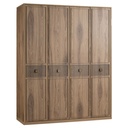 TRIO 4 DOOR WARDROBE WITHOUT DOOR