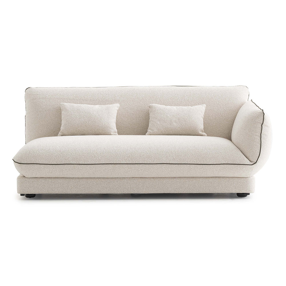 LORETTA CORNER SOFA DOUBLE MODULE WITH RIGHT ARM