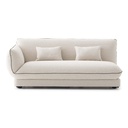 LORETTA CORNER SOFA DOUBLE MODULE WITH LEFT ARM