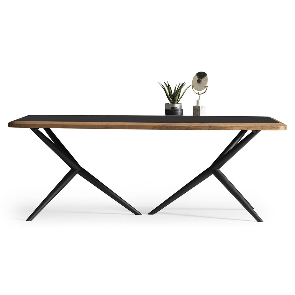 LAYLA TABLE GLASS TOP 208CM