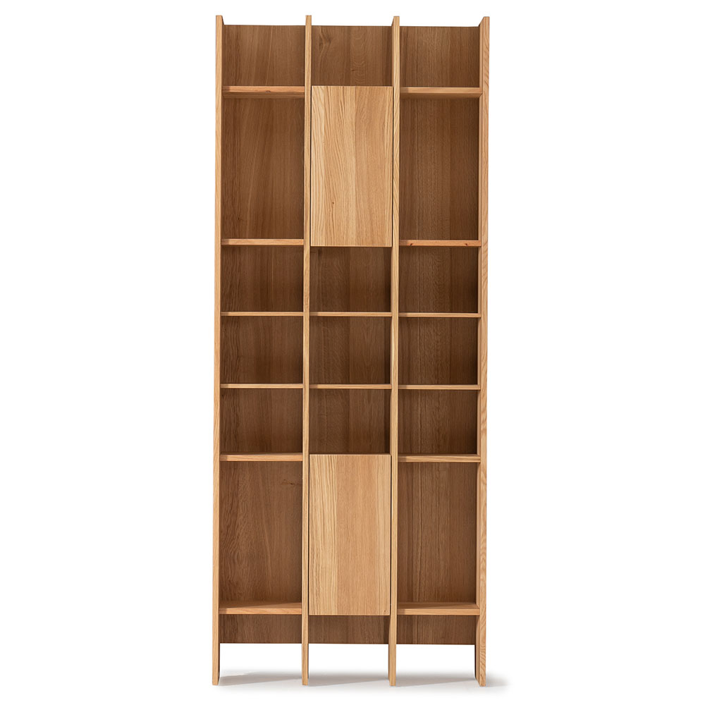 HERA WALL UNIT TRIPLE BLOCK OAK WENEER