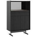 COLLECT GREY SHOWCASE WITH MIRROR