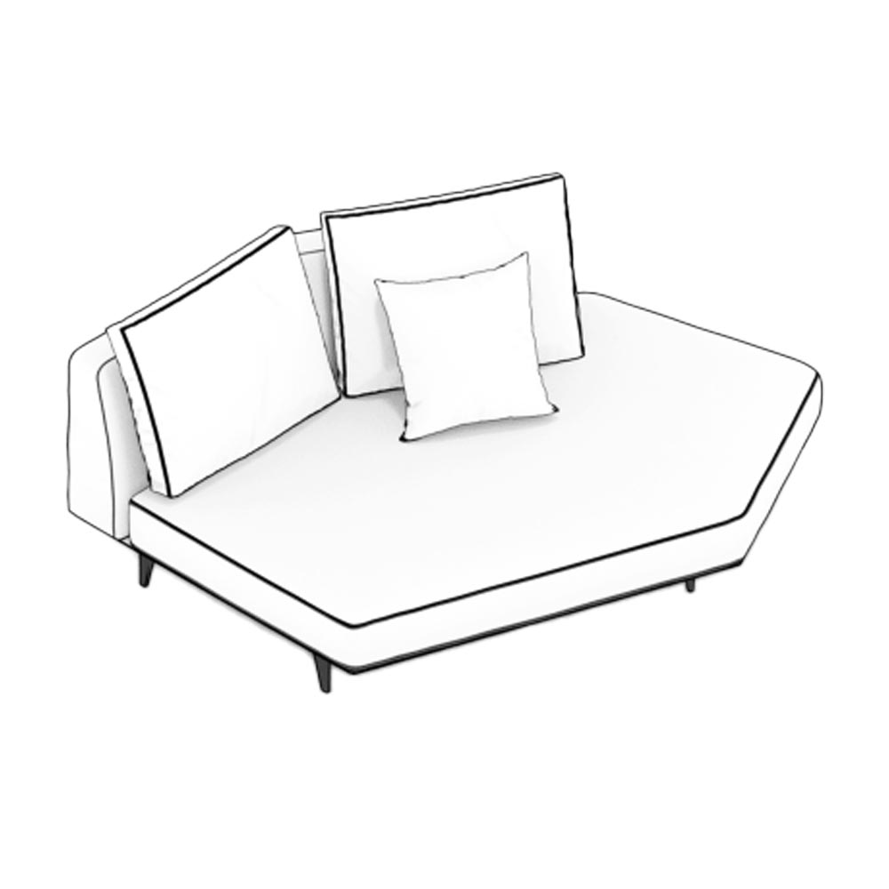 LOFT AMORF MODULE RIGHT - LAURA 25