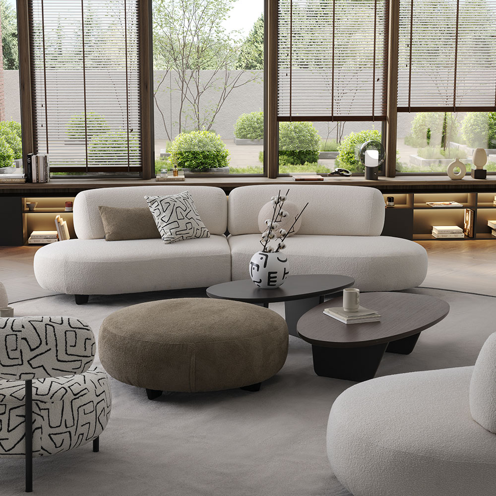 BONBON 3 SEATER - HOPPI 17 - WHITE