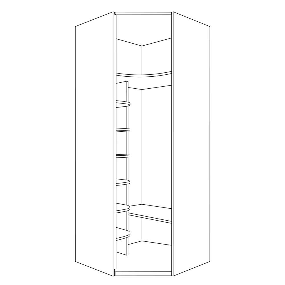 ALFA CORNER WARDROBE D09 260CM