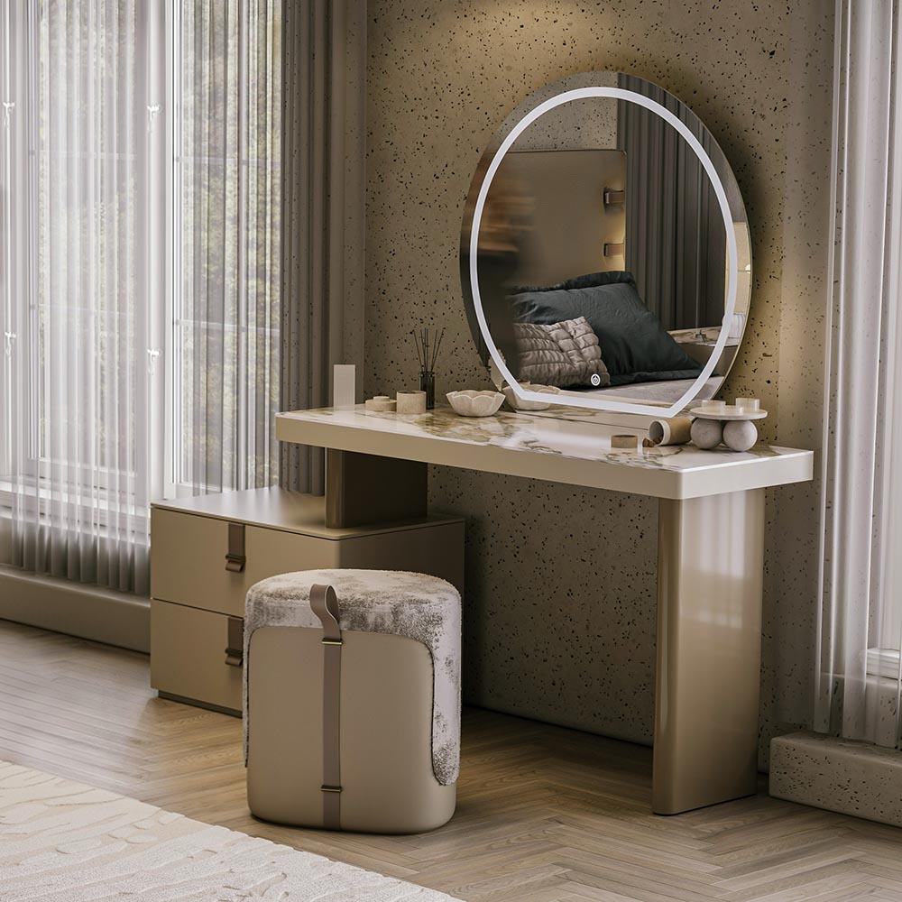LETRA DRESSER WITH MIRROR