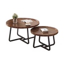 METRO COFFEE TABLE ROUND 2PCS PVC02-C