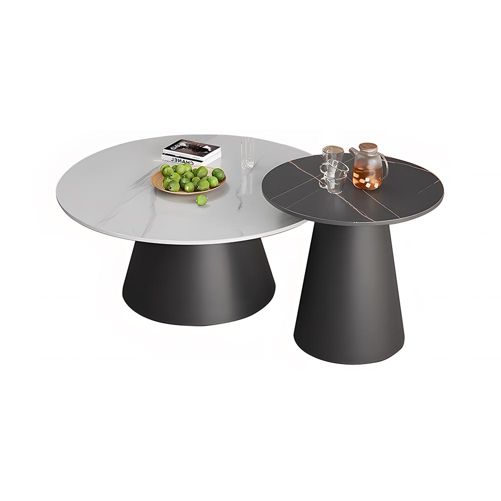 BALI COFFEE TABLE ROUND 2PCS SCT01