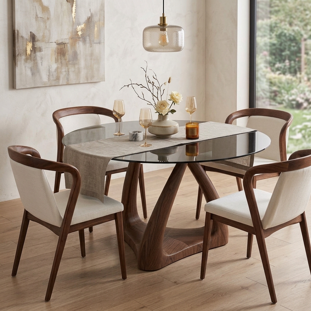 ARCO DINING TABLE ROUND 140CM RY-1160