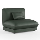 LORETTA CORNER SOFA MODULE WITHOUT ARM - GREEN