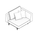 LOFT ARM MODULE RIGHT - MASSA 040