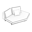 LOFT AMORF MODULE RIGHT - LAURA 25