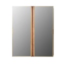HERITAGE WALL UNIT TOP MODULE WITH GLASS