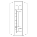ALFA CORNER WARDROBE D09 260CM