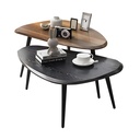 CAIRO COFFEE TABLE ROUND 2PCS CT04
