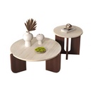 SARRO COFFEE TABLE ROUND 2PCS CT40