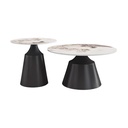 CROWN COFFEE TABLE ROUND 2PCS CT32